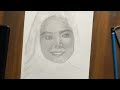 Pencil Sketch Rashmika Mandanna Part 2