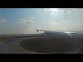 Airbus A320 landing at Bengaluru International Airport