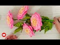 DIY Satin Ribbon Rose || how to make beautifull flower with satin ribbon easily