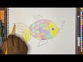 How to draw a cute fish step by step instructions | Easy Drawing | Kids Drawing | Kids learning