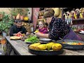 THIS RECIPE IS OUT OF THIS WORLD! GRANDMA COOKING BEEF LIVER WITH MILK! LIFE IN THE VILLAGE