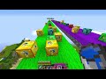Carrera de Lucky Blocks de INTENSAMENTE 2 en Minecraft (Inside Out 2)