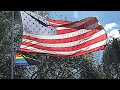 American LGBT rainbow flag gay rights in land of the 