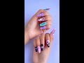 DIY BTS & BLACKPINK nail / handmade paper nails #shorts #tonniartandcraft #youtubeshorts #art