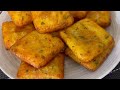 Easy and Quick Potato Snack Recipe | Potato Squares Recipe | Fried Potato Snack