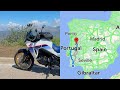 Honda TRANSALP 750 - 1000km Road Trip Portugal to Gibraltar, Spain