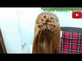 Heart ♥ Flower🌹Hairstyle Full Tutorial By Salma Shahzad#Women Beauty1#like#share#subscribe#support🔥