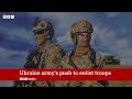 Conscription squads send Ukrainian men into hiding | BBC News