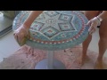 DIY Mosaic Garden Table | Design, Glue, Grout & Finish