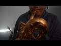 Mendini Baritone Saxophone-Play test/Demo