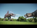 Spinosaurus vs T.Rex Bull and T.Rex Buck Recreation
