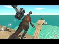 Fly Over Or Fall Straight Into The Mouths Of Crocodiles - Animal Revolt Battle Simulator
