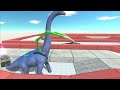 ESCAPE FROM ALIEN BRACHIOSAURUS - Survived Mode - ARBS - Animal Revolt Battle Simulator