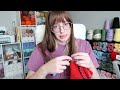 Knitting with a Machine? | Crochet Christmas Vlog | PassioKnit Kelsie