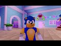 SONIC VS ESCAPE EVIL DOLL HOUSE IN ROBLOX