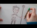Dibujar a Luz de Casa Buho de Disney | PASO A PASO FACIL | Draw Luz Owl House