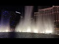 Bellagio Fountains - Tiësto Footprints/Rocky/Red Lights