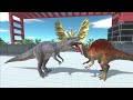 Giganotosaurus in Battle with All Dinosaurs - Animal Revolt Battle Simulator