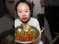 Delicious Chinese Food Mukbang, Eat Braised Pork Ribs With Spicy Noodle, And Spicy Dumplings Soups