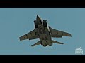 The MiG-31 is so powerful Takeoff with afterburner and red fire Foxhound is in action Plane Spotting