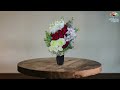 How to make a flower bouquet arrangement. Flowers arrangement with a vase. flowers bouquet