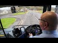 Bus Driver POV. Alexander Dennis E200. Live Service on Route 91, Biggar to Peebles.