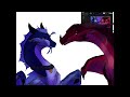 Cait and Vi but like WoF dragons -Speedpaint- (NO VOICE)