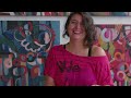 Amazing Art Studio Tour With Abstract Painter Angela Navarro | Mini Documentary