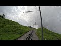 Cab Ride in World’s Most Beautiful Train Journey Grindelwald to Kleine Scheidegg, Switzerland 4K HDR