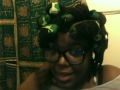 fabric hair rollers super quick preview!!!!