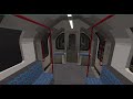 london underground 1992 stock in minecraft mtr mod