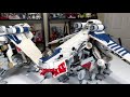 Custom LEGO Star Wars Republic Dropship with AT-OT! (Republic Bricks)