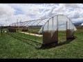 Stray Arrow Ranch Hoop house construction timelapse