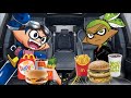 Goggles and rider go to mcdonalds