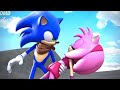 Sonic the hedgehog battle vs knuckles amy  silver tails werhoge eggman  jet silver mario luigi