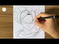 How To Draw Goku Super Saiyan blue || Easy drawing ideas for beginners || Beginners drawing