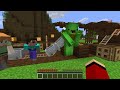JJ and Mikey Found SCARY BONE-MONSTERS FOOTPRINT - Maizen Parody Video in Minecraft