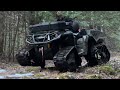Canam Outlander 6x6 - Tracks on Forest Ground