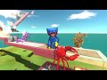 Monsters vs Red Crab Trap - Animal Revolt Battle Simulator