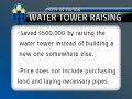 South Water Tower Raising