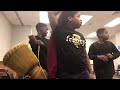 MPE Drumline taught African Drumming part 2 (part 2 Mr.Z)