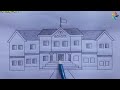 school scenery drawing | My School Drawing with pencil | Drawing for Competition