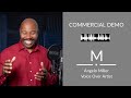 TV Commercial Demo by Voice Over Artist Angelo Miller