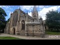 Bells and 3PM Chimes at Chesterfield Parish Church (Crooked Spire) On 29/07/2023