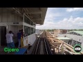 CTA Ride the Rails: Green Line from Garfield to Harlem in Real Time (2015)