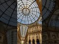 Inside Galleria Vittorio Emanuele II, Milan, Italy