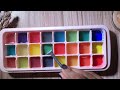 24 colours making from just 3 primary colours | paint mixing