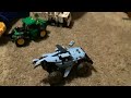 Lego monster truck attempting to do a flip