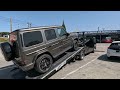 Transportando um Mercedes G63 V8 AMG no Reboque Guincho | Carro de Luxo Exclusivo