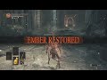 OCEIROS, THE COSUMED KING AT LVL 1!!! (DARK SOULS lll; SOLO)
